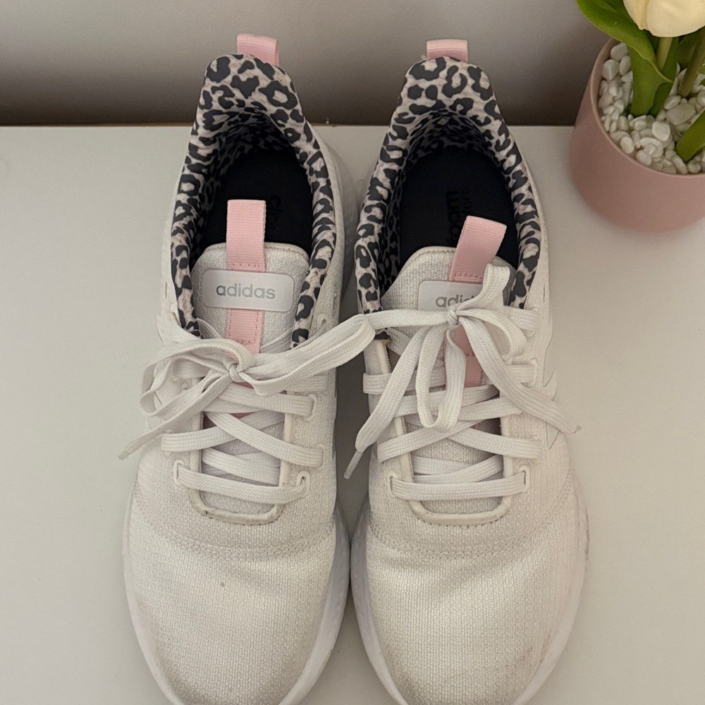 Adidas White Sneakers with Animal Print - Picture 4 of 7